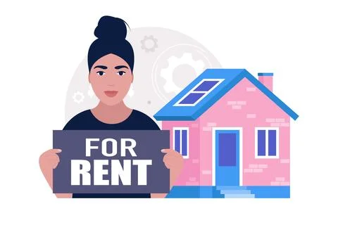 Rent Stock Illustration