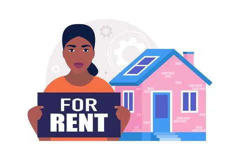 Rent Stock Illustration