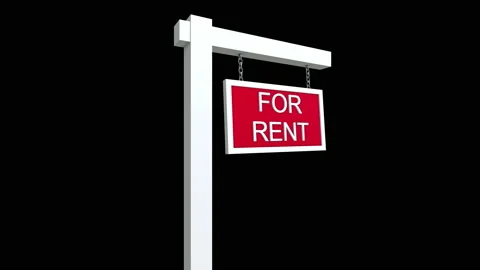 For Rent Sign Stock-Footage 219635290
