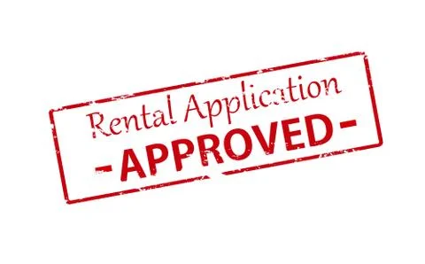 Rental application Stock Illustration