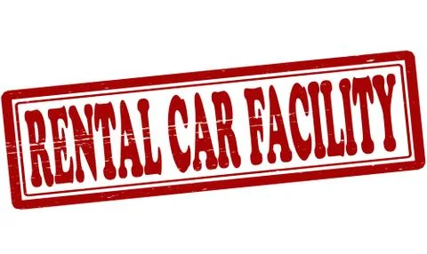 Rental car facility Stock Illustration