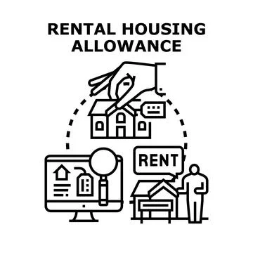 Rental housing allowance program providing housing support Illustration