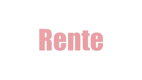 Rente Animated Word Cloud Isolated Stock Footage 103660436