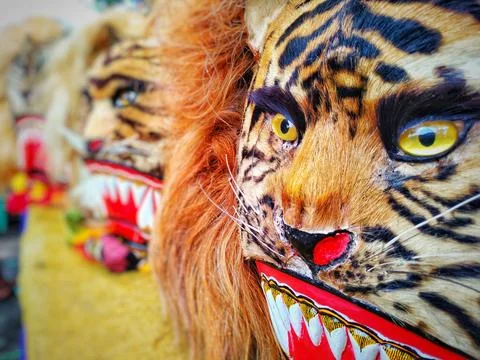 Reog Head Stock Photos