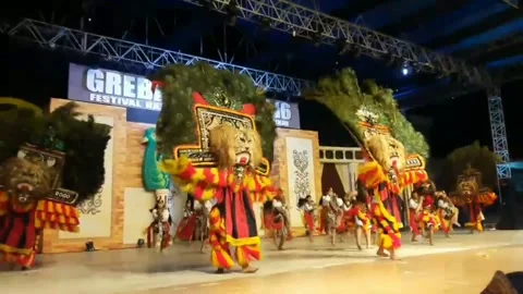 Reog Ponorogo East Java, Indonesia Stock Footage 222000944