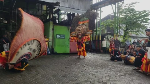 Reog ponorogo Stock Footage 240317042