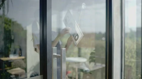 Reopen cafe Stock Footage 146157858