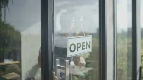 Reopen cafe Stock Footage 146158470
