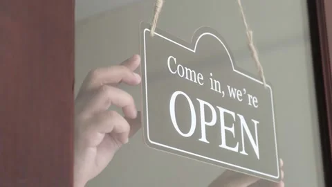 Reopen shop Stock Footage 163962276