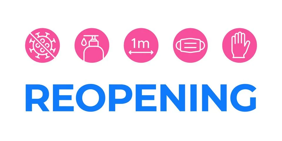 Reopening Stock Illustration