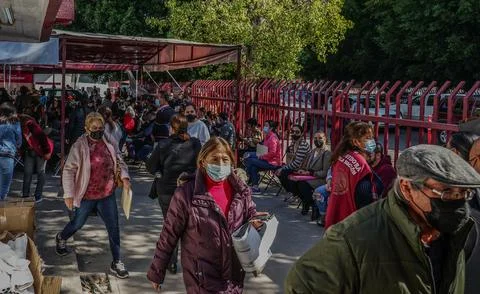 Reopening of the US-Mexico border increases demand for vaccination certificates, Stock Photos