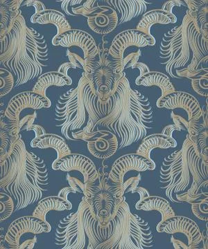 Repaint seamless pattern: Capricorn Stock Illustration