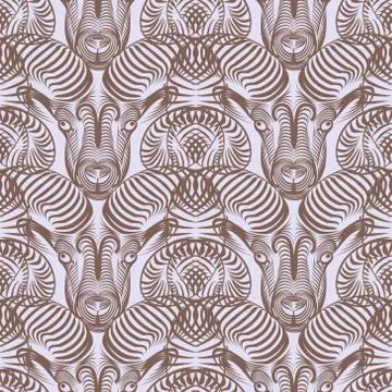 Repaint seamless pattern: simple Aries Stock-Illustration