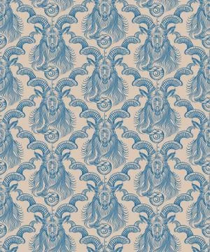 Repaint seamless pattern: wall wallpaper Capricorn Stock Illustration