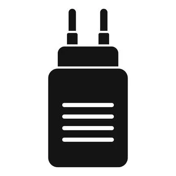 Repair adapter icon simple vector. Mobile broken Illustrazione stock