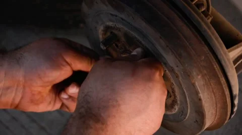 Repair auto drum Stock Footage 49659652