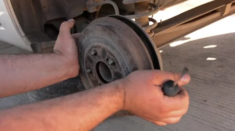 Repair auto drum Stock Footage 49659718