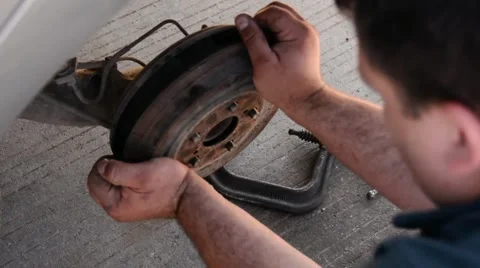 Repair auto drum Stock Footage 49659776