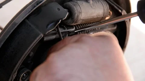 Repair auto drum Stock Footage 49659794