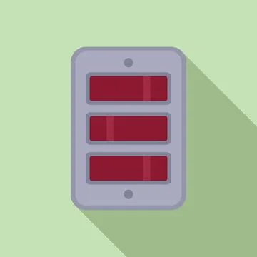 Repair breaker icon flat vector. Safety power Illustrazione stock