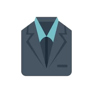 Repair clothes icon flat vector. Cloth sewing Stock Illustration