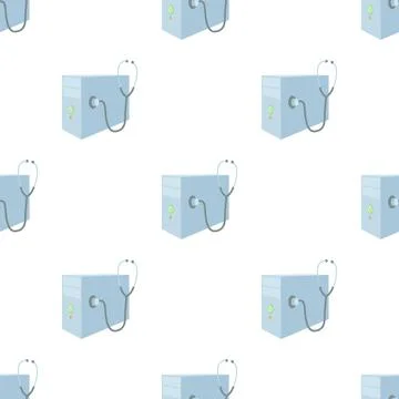 Repair of computer system unit pattern seamless vector Stock Illustration