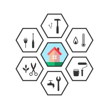 Repair concept Stock Illustration
