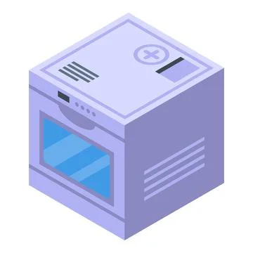 Repair dishwasher icon isometric vector. Kitchen machine Stock Illustration