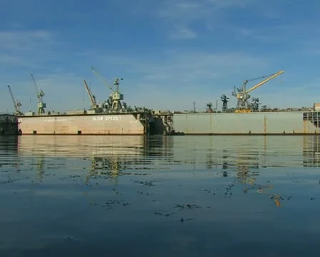 Repair docks. #46 Stock Footage 10735322