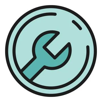 Repair edit tool icon vector flat Illustrazione stock