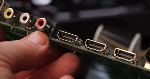 Repair of electronic circuit boards with microcircuits, processors and capa.. Stock Footage 305396399
