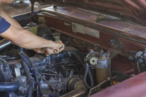 Repair engine Stock Photos