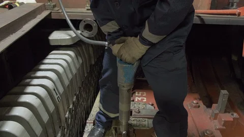 Repair of equipment Stock-Footage 128220936