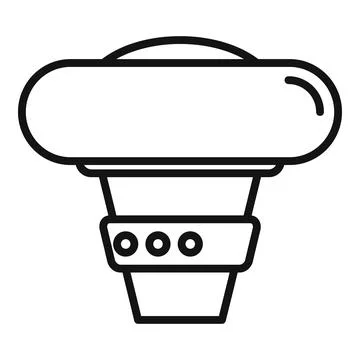 Repair filter icon outline vector. Pool cleaning Stock Illustration