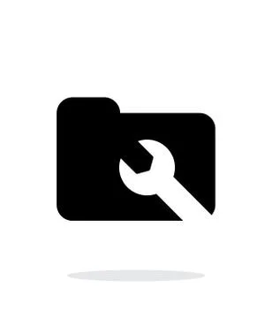 Repair Folder icon on white background. Stock-Illustration