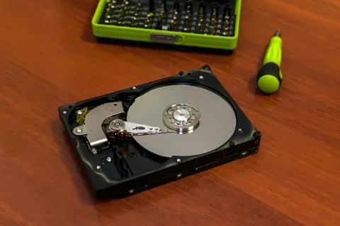 Repair of the hard disk of the personal computer Stock Photos
