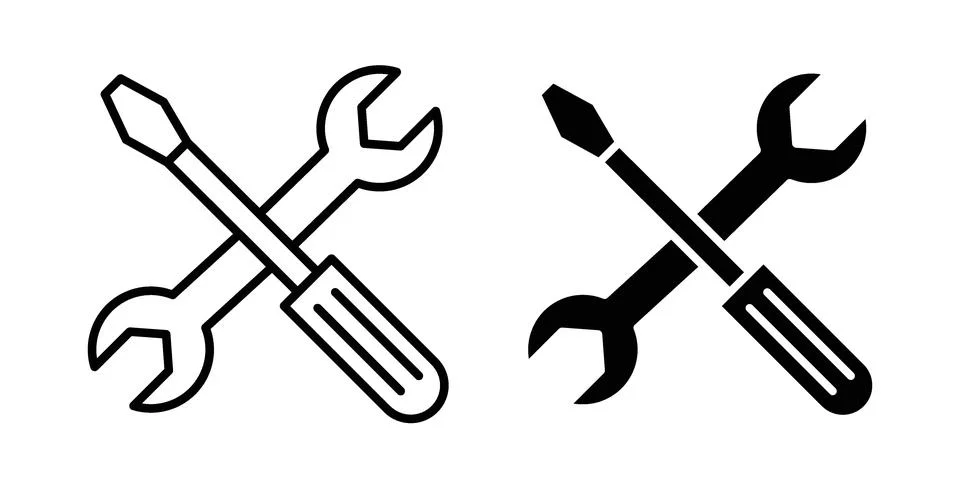 Repair icon bundle for website design projects 스톡 일러스트