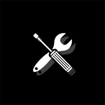 Repair icon flat Stock Illustration