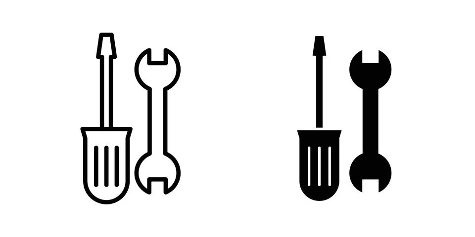 Repair icon set. Vector EPS 10 Stock Illustration