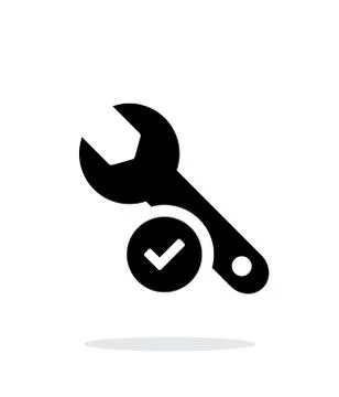 Repair icon on white background. Illustrazione stock