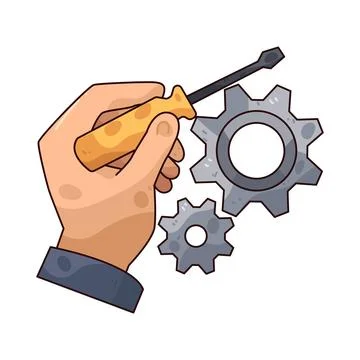 Repair illustration 스톡 일러스트