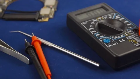 Repair a laptop Stock Footage 104894840
