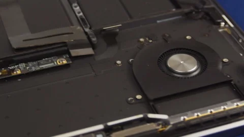 Repair a laptop Stock Footage 104895413