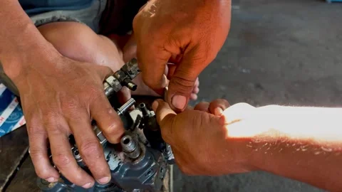 Repair the machine Stock Footage 276520902