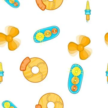 Repair machine pattern, cartoon style 스톡 일러스트