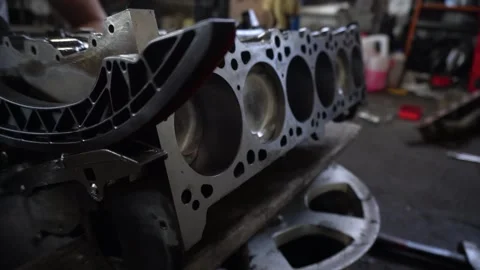 Repair manual engine cranking Stock Footage 325848118
