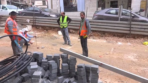 Repair of  pavement Stock-Footage 48318057