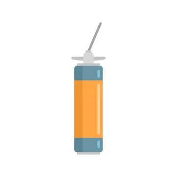 Repair polyurethane foam icon flat isolated Stock Illustration