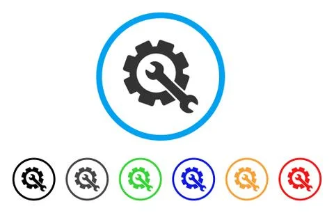 Repair Rounded Icon Ilustração Stock