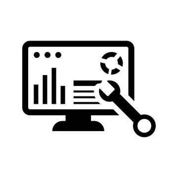 Repair, seo, website, optimization, tool icon. Stock Illustration
